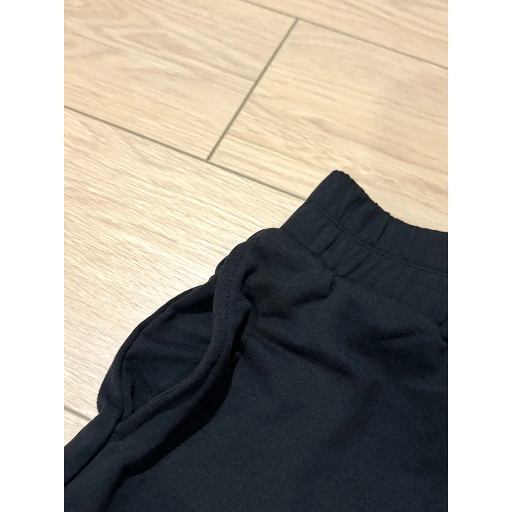Nike Flow Victory Loose Fit Mid Rise Black Jogger Sweatpants Size S CQ0053 010